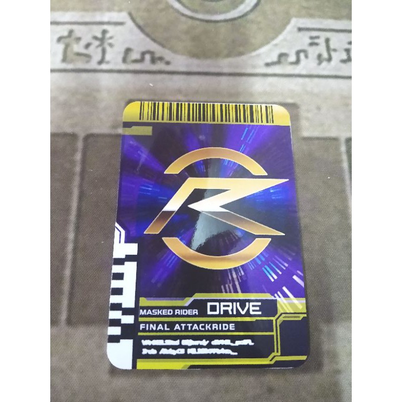 Thẻ bài sưu tầm card in kamen rider Decade đọc được 2 mặt trong Driver Kamen Rider Final attackride Drive