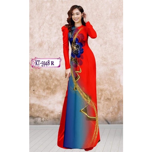 siêu phẩm áo dài truyền thống lụa tơ Nhật 7d co giãn bốn chiều chỉ từ 99k,1áo may sẵn ,