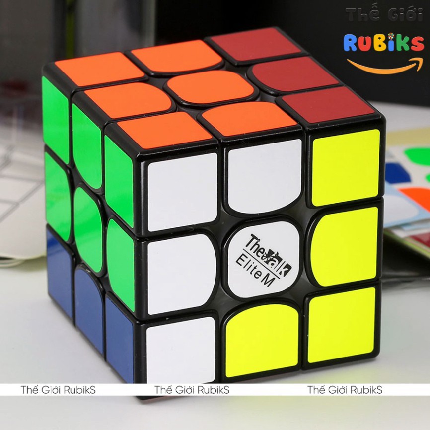 Rubik Valk 3 ELITE M 3x3 Có Sẵn Nam Châm Stikerless / Black