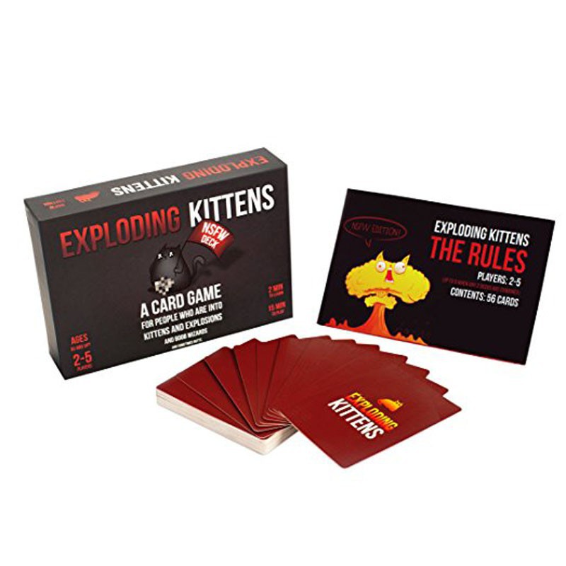 Set Mèo Nổ tâng Bừng: Combo Mèo nổ Exploding Kittens + 4 Bản mở mang (18+)