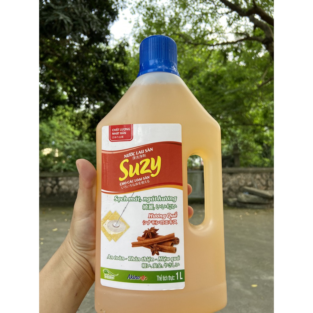 NƯỚC LAU SÀN SUZY HƯƠNG QUẾ 1L