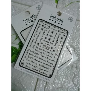 Sticker trang tri mong 2