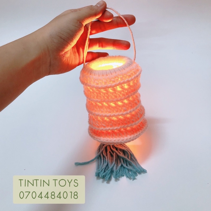 [HÀNG HOT] Lồng đèn trung thu handmade làm bằng len cao cấp, an toàn cho bé
