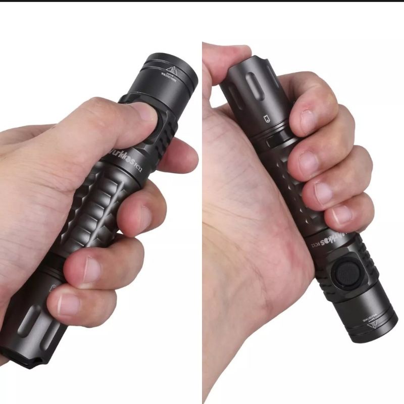 EDC Tactical Đèn pin chính hãng Wurkkos FC12 LED chiếu xa SFT40 2000lm nhỏ gọn chiếu xa 345m sạc trên thân tiện lợi