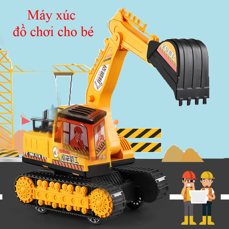Đồ chơi xe máy xúc xoay 360 (308-13) cho bé