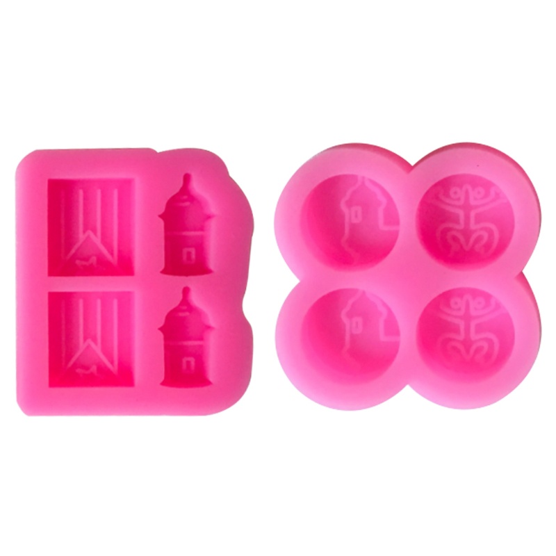 Khuôn Silicone Hình Lá Cờ / Ếch / Lâu Đài Mini Làm Đồ Trang Sức Thủ Công