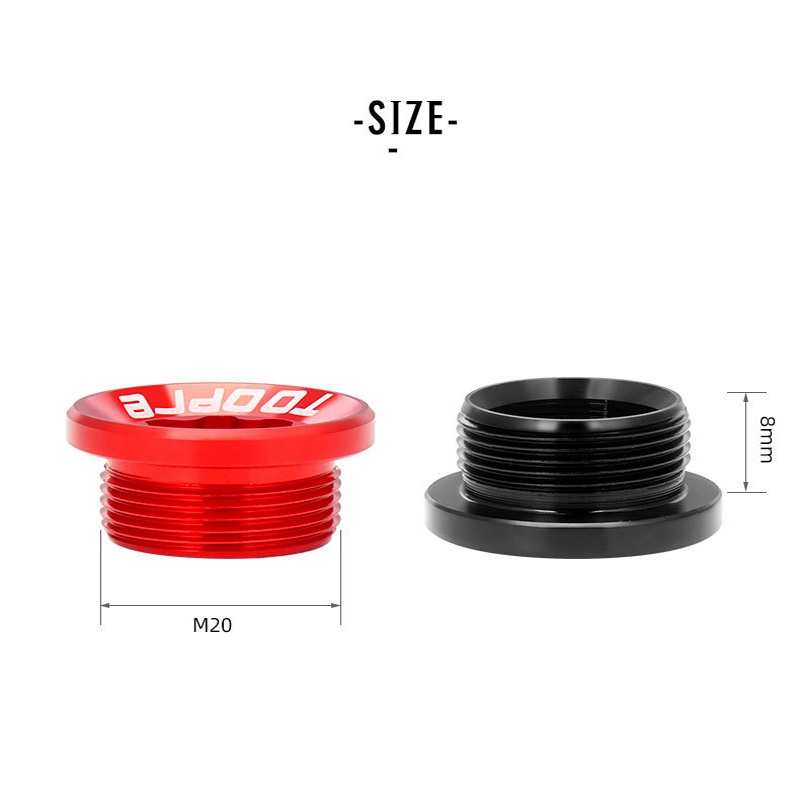 Ốc vít cố định vỏ trục xe đạp Toopre bằng hợp kim nhôm cnc/Ốc vít và dụng cụ