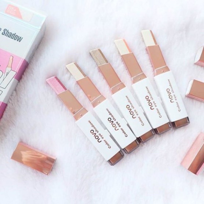 Thỏi phấn mắt dạng kem 2in1 NOVO