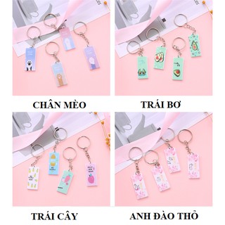 Móc Khóa Chữ Nhật Các Loại