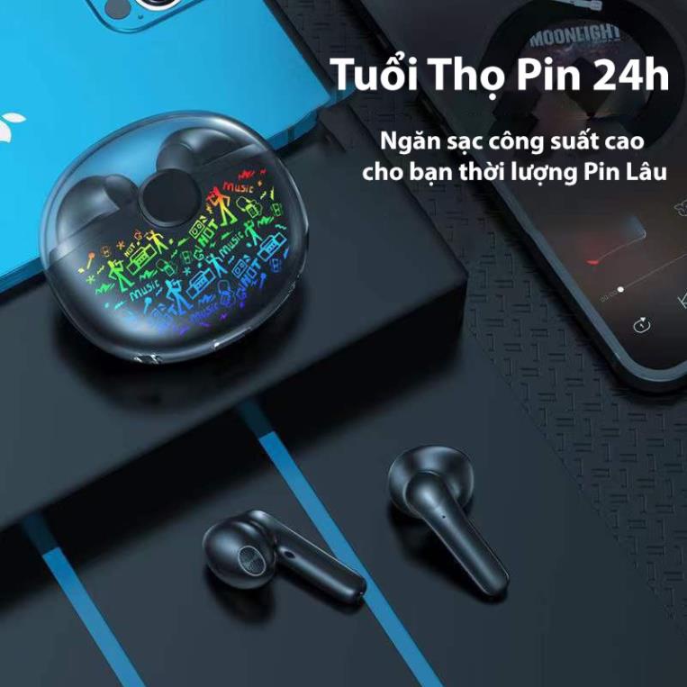 Tai nghe bluetooth không dây APRO9 TWS nút cảm ứng âm thanh HIFI có mic đàm thoại