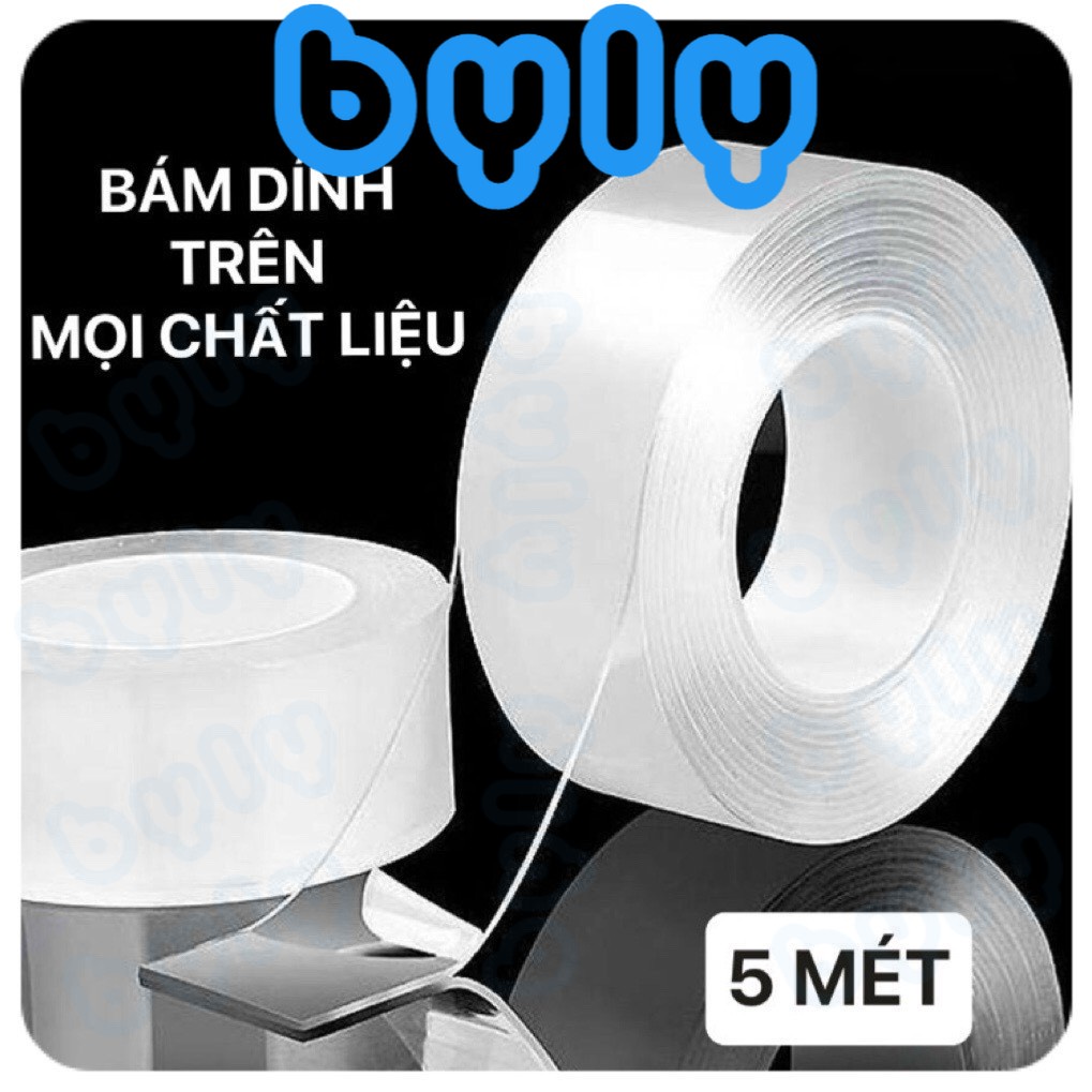 [Ship hỏa tốc] Băng keo dính 2 mặt Nano chất lượng cao - trong suốt siêu dính M&amp;G AJD957 - ByLy Store