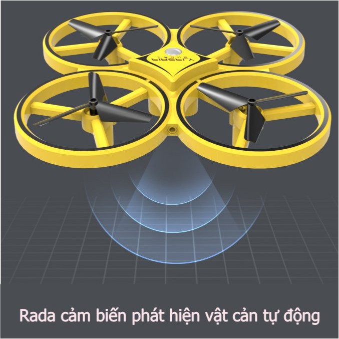 Máy bay cảm ứng 4 cánh điều khiển từ xa bằng đồng hồ đeo tay Racker | Firely Drone