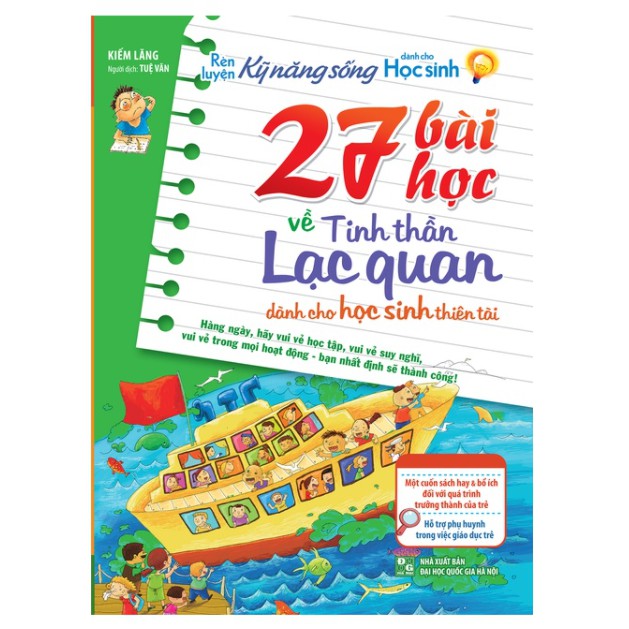 Sách - RLKNSDCHS - 27 Bài Học Về Tinh Thần Lạc Quan Dành Cho Học Sinh Thiên Tài