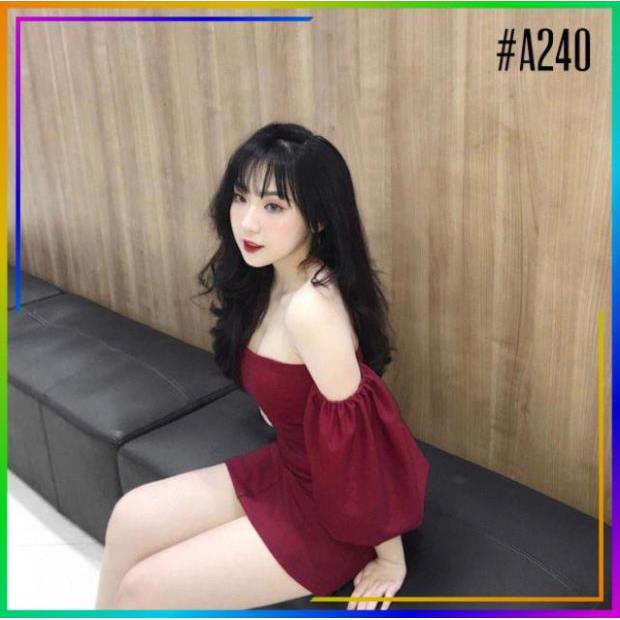 [HÀNG CAO CẤP] Đầm dự tiệc cúp ngực ôm body tay phồng siêu hot | BigBuy360 - bigbuy360.vn