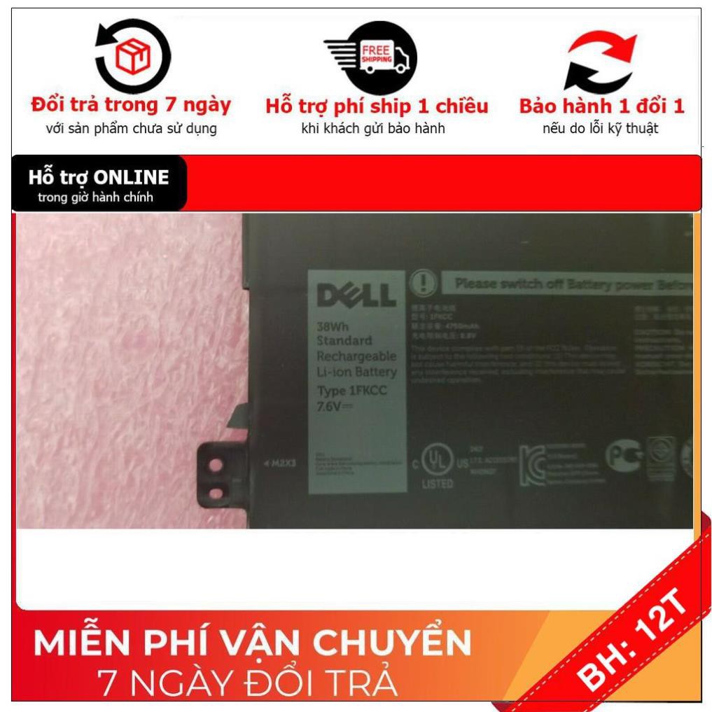 [BH12TH] ⚡️[.] Pin laptop Dell 1FKCC 09NTKM 7.6V 38Wh
