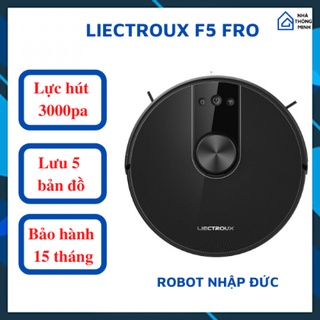 Robot hút bụi lau nhà thông minh liectroux f5 fro - robot nhập đức chính hãng, app tiếng việt