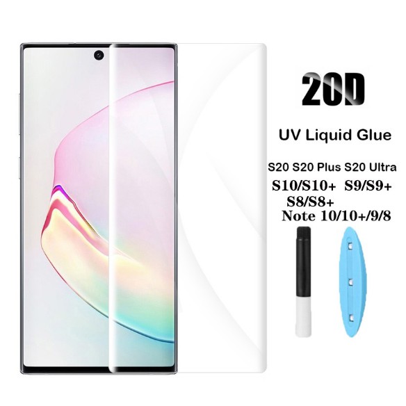 Kính cường lực UV Samsung Galaxy Note 10 Plus Full màn hình ( Trong Suốt )