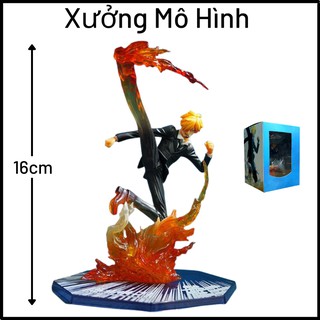 Mo Hinh Vinsmoke Sanji F Zero Hắc Cước Trạng Thai Chiến đấu Kem Hiệu ứng Cao 16cm Hắc Cước Mo Hinh Nhan Vật Concungshop Com