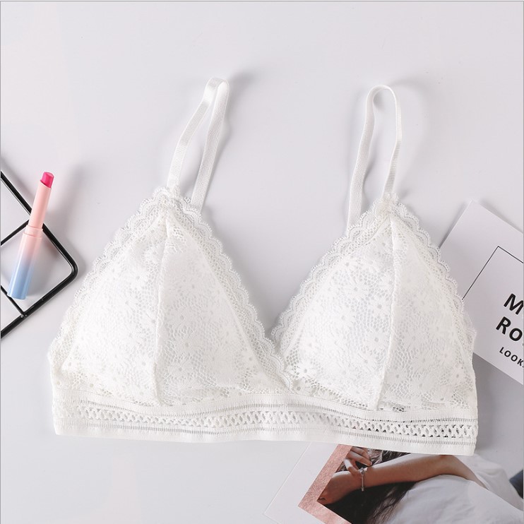 Áo Bra Nữ Viền Ren Brallet Hoa Cúc Không Gọng Đệm Mỏng Cao Cấp BR16 | BigBuy360 - bigbuy360.vn