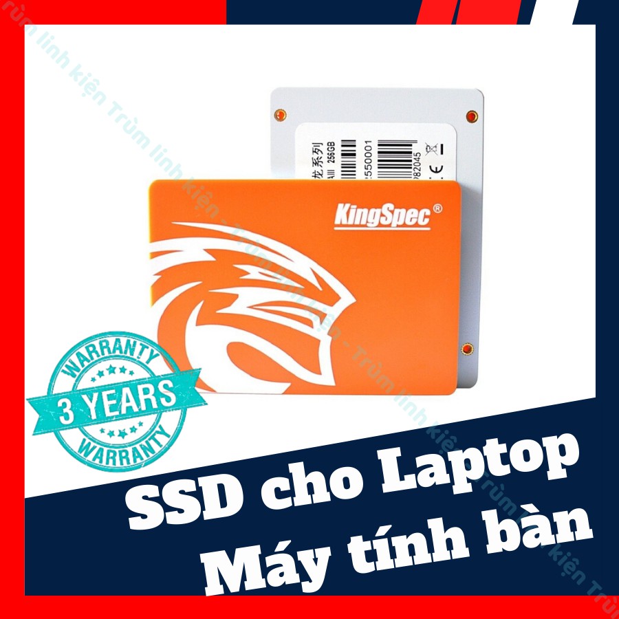 SSD Kingspec 120GB.Cài sẵn win 10.Hàng chính hãng bảo hành 36 tháng. Ổ cứng công nghệ tốc độ nhanh gấp 20 lần ổ cững cũ.
