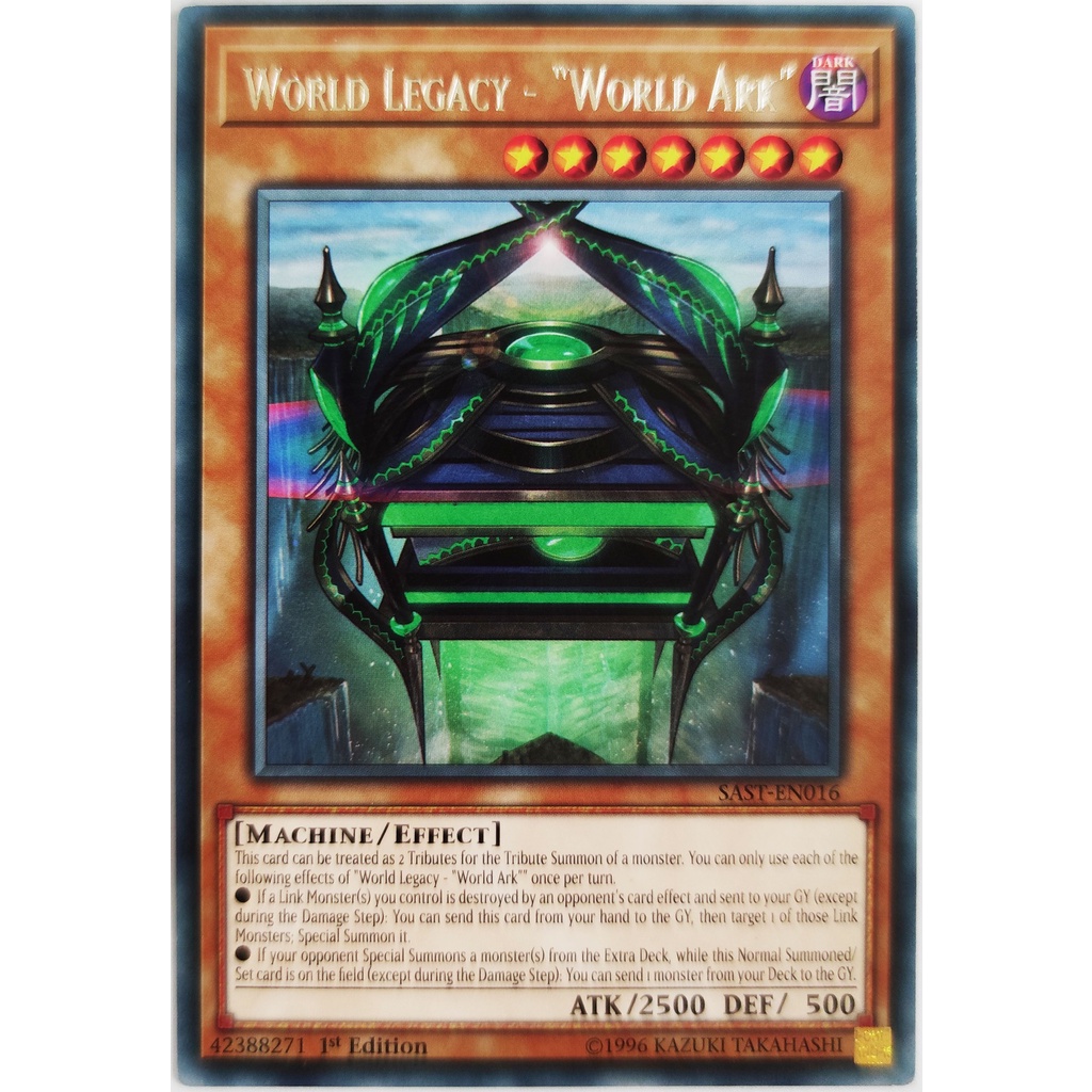 [Thẻ Yugioh] World Legacy - "World Ark" |EN| Rare