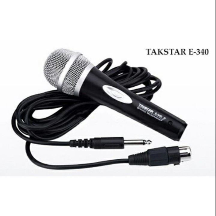 Micro karaoke có dây Takstar E-340 , Âm thanh cực chuẩn , Sản phẩm cao cấp , bảo hành chính hãng 5 năm Đổi mới 14 ngày