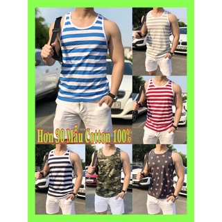 Cực Hot 50 Mẫu Áo Ba Lỗ Tanktop Nam Thời Trang Cotton Nhập Khẩu 100% Cực Đẹp Mịn Bền và Mát