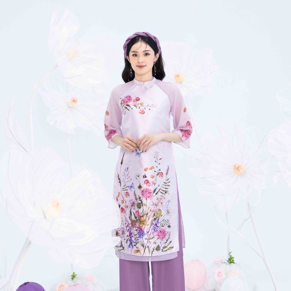 Sét áo dài Niên Hoa cao cấp