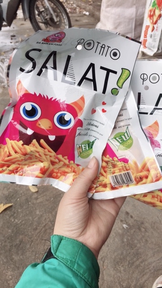 SNACK BIM SALAT BỊCH 10 GÓI