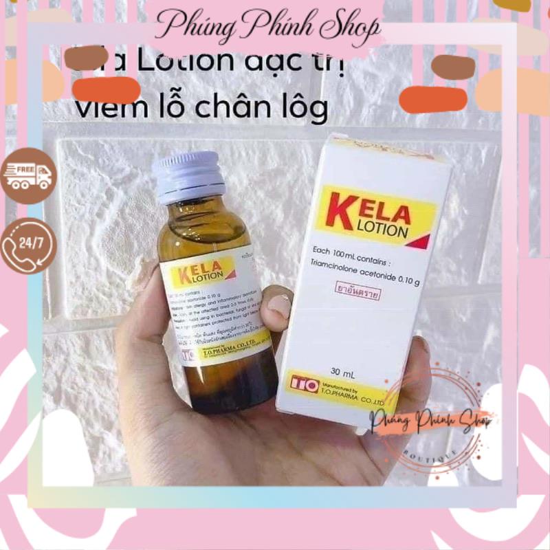 { HÀNG NỘI ĐỊA THÁI } Kela Lotion GIẢM VIÊM LỖ CHÂN LÔNG