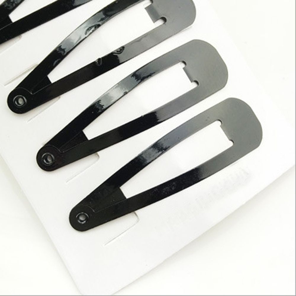 Kẹp tóc hình giọt nước bằng kim loại nhiều màu sắc thời trang VANES1