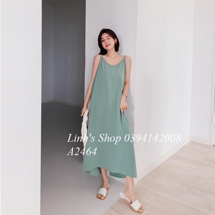 Váy Suông Đầm Suông 2 DÂY A2464