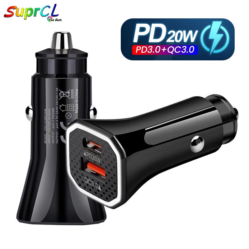 Tẩu Sạc Nhanh USB PD QC 3.0 38W Cho Samsung Note 20