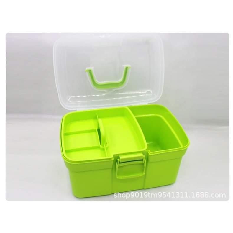 Cốp Nhựa Nail 2 Tầng Đựng Đồ Làm Móng, Mi ANGELICA CNM