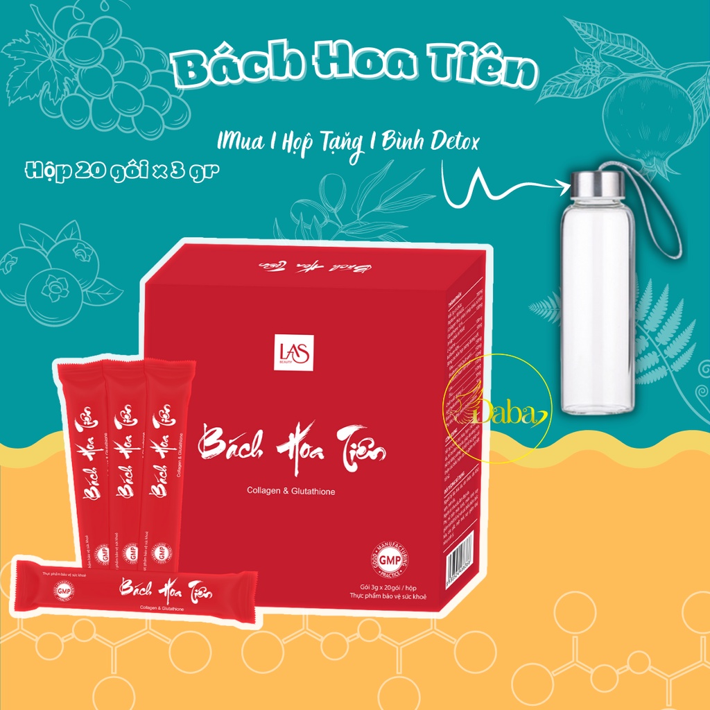Bách Hoa Tiên cốm uống đẹp da Bách Hoa Tiên Las Beauty
