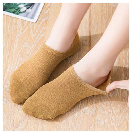 Combo 5 đôi tất hài nữ cổ ngắn,vớ mang trong giày rất gọn Hàn Quốc