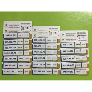 Sim số đẹp đầu 09 giá rẻ