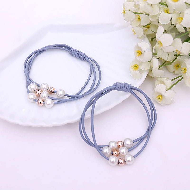 Dây Buộc Tóc Cao Su Co Giãn Nhiều Màu Sắc Cho Nữ