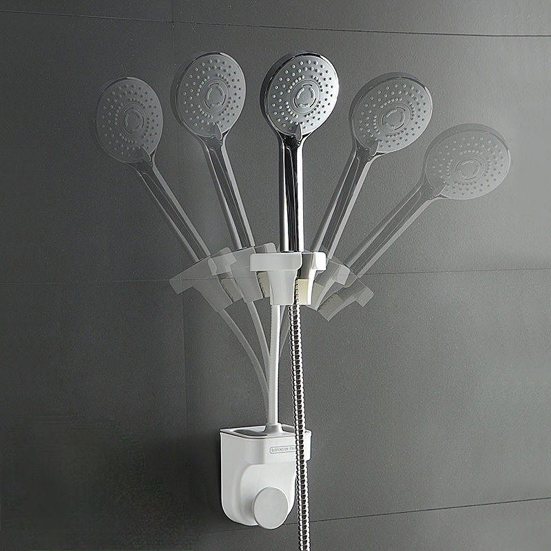 Giá Đỡ Đầu Vòi Hoa Sen Xoay Được Không Cần Khoan Lỗ Có Thể Điều Chỉnh Cho Nhà Tắm
