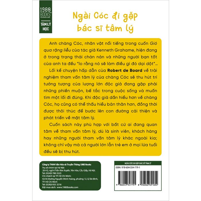 [Mã LIFEMALL995 giảm 10% đơn 99K] Sách - Ngài Cóc Đi Gặp Bác Sĩ Tâm Lý (Bìa Cứng)