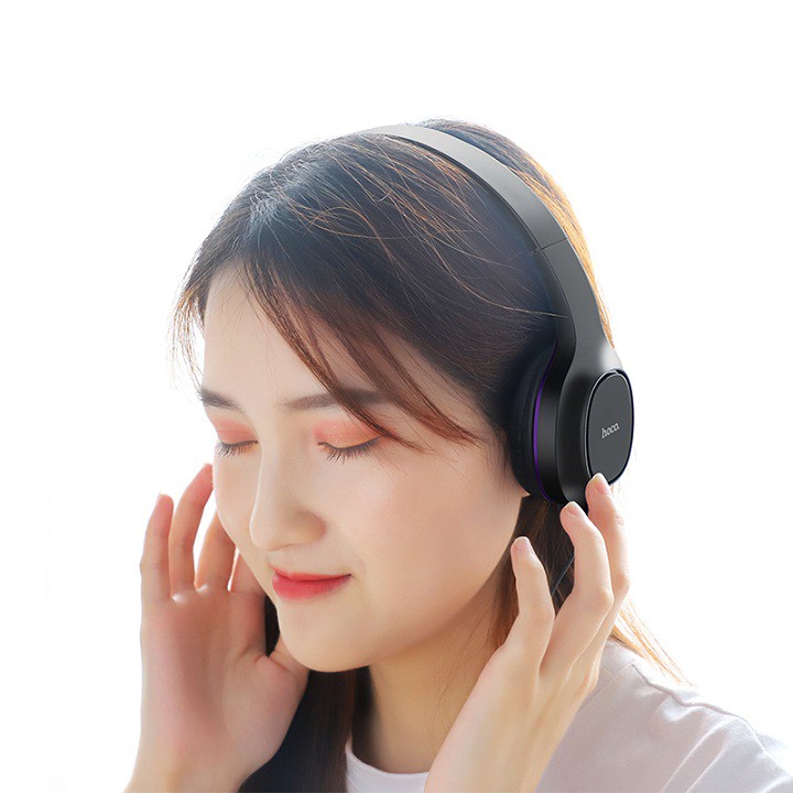 Tai nghe chụp tai có mic Hoco W24 - Tặng kèm tai nghe nhét tai