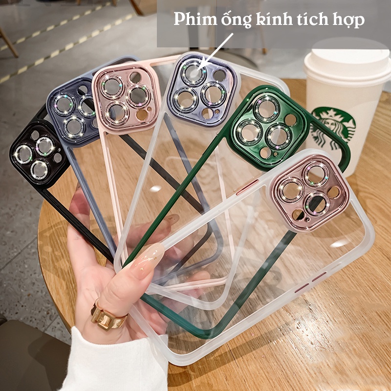 Ốp Điện Thoại TPU Chống Sốc Thiết Kế Mẫu Mới Lấp Lánh Cho iphone 14 13 12 11 pro max plus