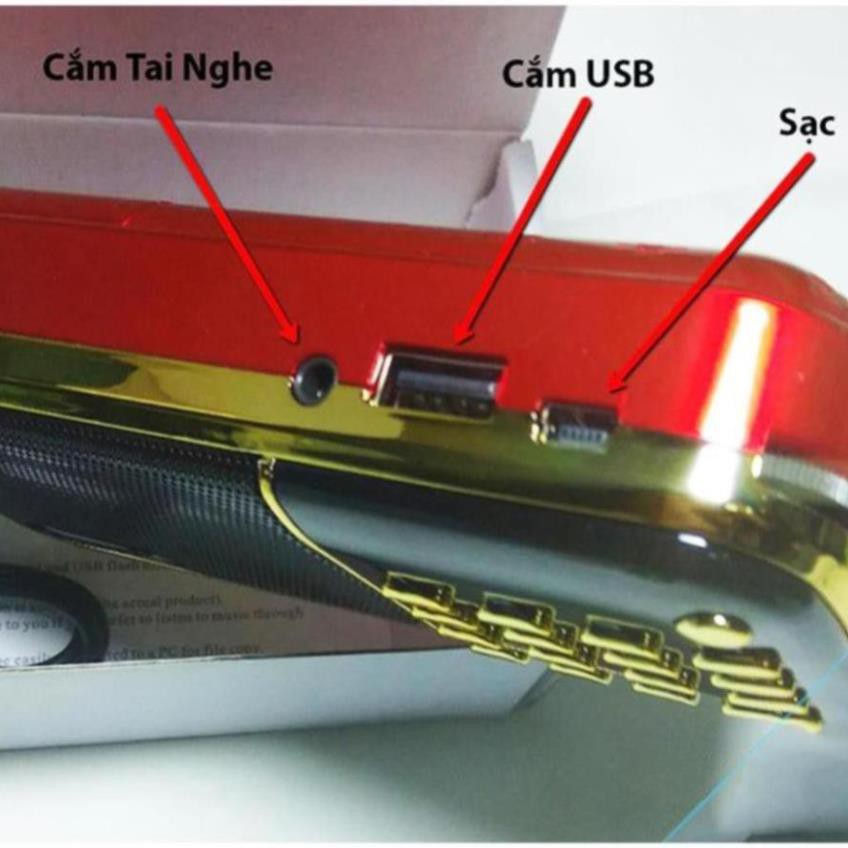 Loa Tắm Ngôn Ngữ Caraven 853 , Loa Mini Nghe Thẻ Nhớ USB, Đài FM, Đọc Kinh Phật Pháp - BH 6 tháng