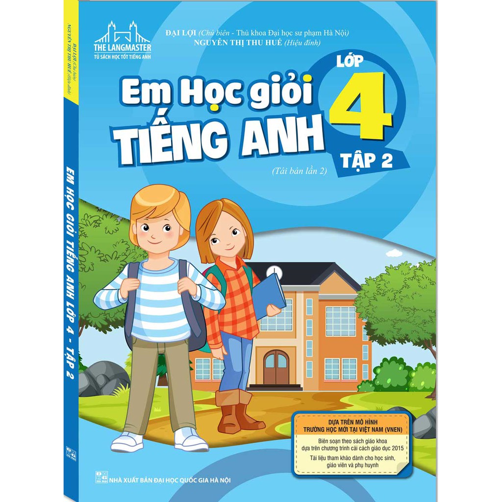 Sách - The Langmaster - Em Học Giỏi Tiếng Anh Lớp 4 Tập 2 (Kèm Cd)