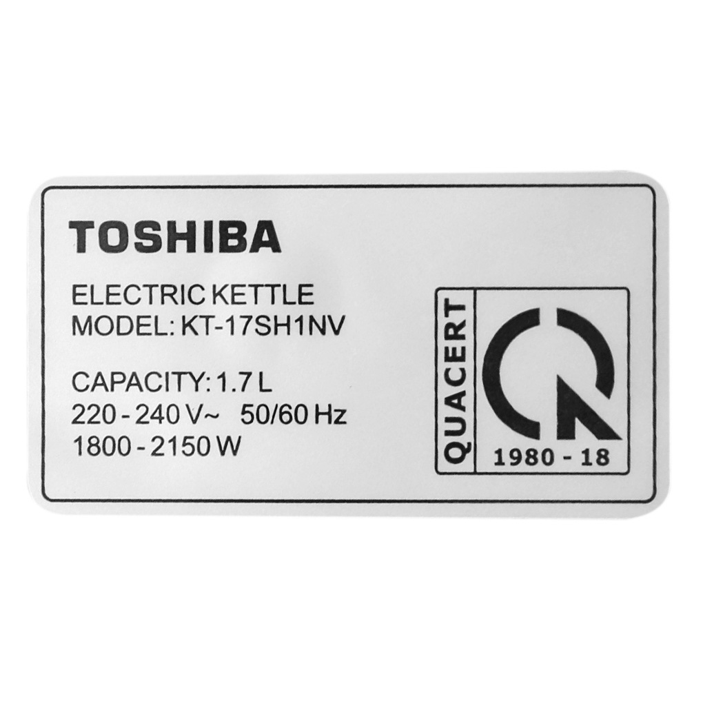 [Mã ELHADEV giảm 4% đơn 300K] Bình đun siêu tốc Toshiba 1.7 lít KT-17SH1NV