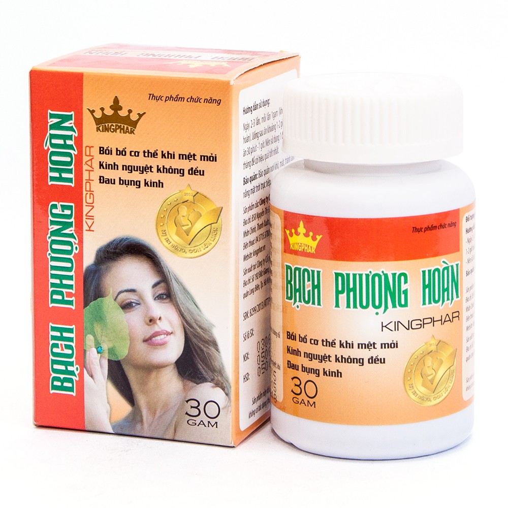 Bạch Phượng Hoàn – Hỗ trợ điều trị rối loạn kinh nguyệt, giảm đau bụng kinh (Hộp 30 viên)