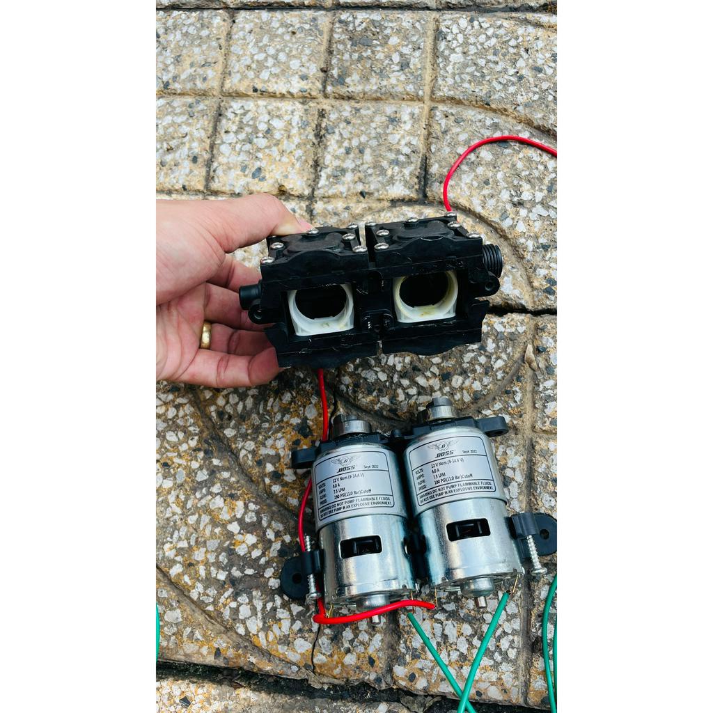 Đầu bơm dùng cho máy bơm mini rửa xe, phun sương dùng lắp cho motor 775