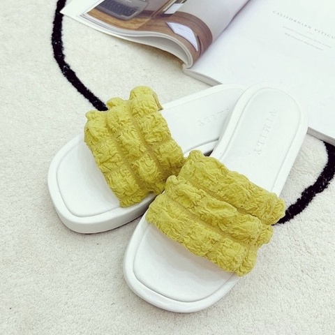 Dép nữ 2p đế bánh mì QUAI XỐP mẫu mới xinh xắn nhiều màu