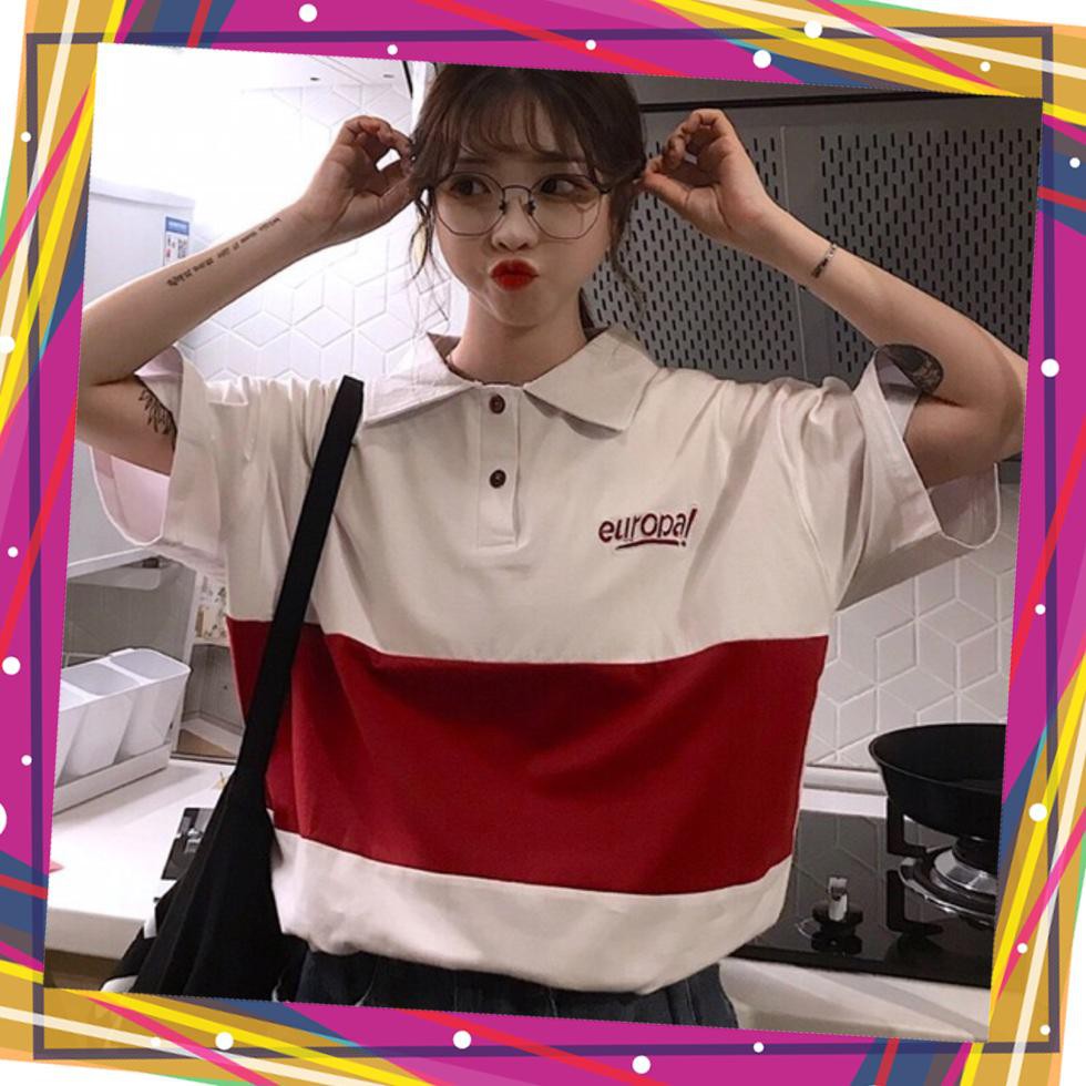 ÁO THUN TAY LỠ CHẤT ĐẸP CÓ CỔ M6