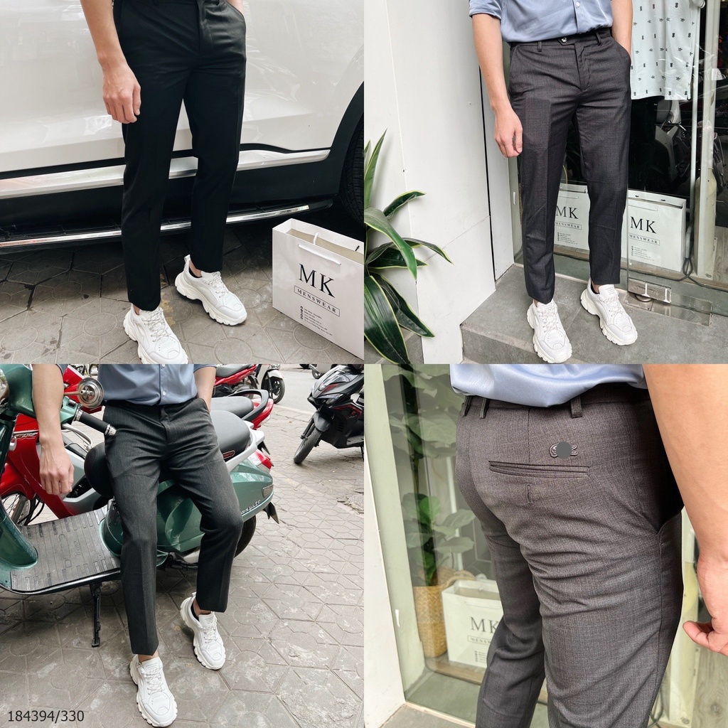 [ẢNH THẬT] Quần Âu Nam Trơn 3 Màu Basic
